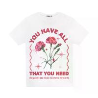 ราคา ICONIC เสื้อยืด พิมพ์ลาย ดอกคาร์เนชั่นสีแดง รุ่น CARTON5586 สีขาว XL (GRMKPPR000083062)