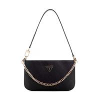 ราคา GUESS กระเป๋าผู้หญิง รุ่น ZG967272 NOELLE II MINI TP ZP SHLDR BAG - สีดำ One Size (MKP2019355)