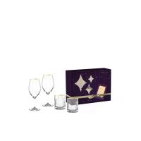 ราคา OCEAN ชุดเซ็ตแก้วไวน์ขาว รีไทร์เมนท์ 4 ใบ ขอบวนทอง CB Let's Celebrate (CDS24066648)