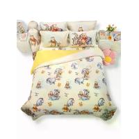 ราคา TULIP ชุดผ้าปูพร้อมผ้านวมเย็บติด 6 ฟุต 6 ชิ้น (คิงไซส์) รุ่น TULIP DELIGHT พิมพ์ดิจิตอล ลายหมีพูห์ ลิขสิทธิ์แท้ DLD025 (MKP1851319)