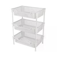 ราคา KASSA HOME ชั้นวางของพลาสติกอเนกประสงค์ 3 ชั้น KASSA HOME รุ่น Circle API-10301M3 ขนาด 43 x 30 x 59 ซม. สีขาว (MKP2086045)