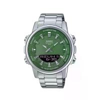 ราคา CASIO นาฬิกาข้อมือ AMW-880D-3AVDF สีเขียว (MKP1684931)