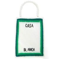 ราคา CASABLANCA กระเป๋าถัก รุ่น COTTON MINI CROCHET สี GREEN/MULTI One Size (MKP2086847)