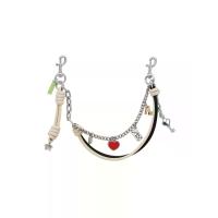 ราคา MARC JACOBS พวงกุญแจ THE MINI ICON CHAIN BAG CHARM สี BLACK/CLOUD WHITE One Size (MKP2070488)