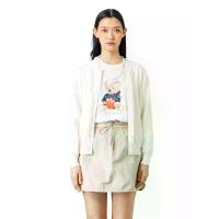 ราคา BEVERLY HILLS POLO CLUB Flatknit เสื้อไหมพรมผู้หญิง แขนยาว สีครีม M (MKP2084831)