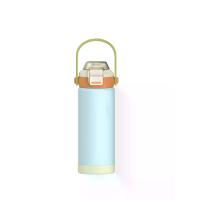 ราคา SUPER LOCK ซุปเปอร์ ล็อค ขวดน้ำสเตนเลส พร้อมหลอดดูดซิลิโคน 520 มล. รุ่น S180 สีฟ้าอ่อน (MKP2041540)