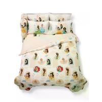 ราคา TULIP ชุดผ้าปูพร้อมผ้านวมเย็บติด 3.5 ฟุต 4 ชิ้น (ทวินไซส์) รุ่น TULIP DELIGHT พิมพ์ดิจิตอล เจ้าหญิงดิสนีย์ ลิขสิทธิ์แท้ DLD028 (MKP1943175)