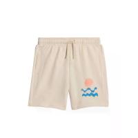 ราคา MARKS & SPENCER KIDS กางเกงขาสั้นเด็กเล็กผู้ชาย Cotton Rich Wave Graphic สี Cream Mix 5-6 Years (CDS21530340)