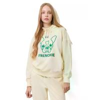 ราคา ESP เสื้อสเวตเชิ้ตมีฮู้ด เฟรนช์ชี่ ผู้หญิง สีไอเวอรี่ XL (MKP2085872)