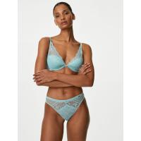 ราคา Marks & Spencer กางเกงในผู้หญิง ทรงเว้าขาสูง (High Leg) สีAsagi 12 UK (GRCDS20523110045)