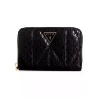 ราคา GUESS กระเป๋าผู้หญิง รุ่น GG9663140 ALDINA SLG MEDIUM ZIP AROUND - สีดำ One Size (MKP2019069)