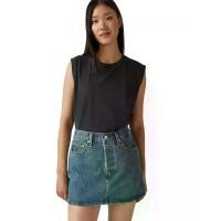 ราคา LEVI'S กระโปรงผู้หญิง Women's Icon Skirt Dark Blue 25 In (MKP1933028)