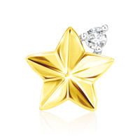 ราคา PRIMA ต่างหูเพชรรูปดาว Christmas Collection สี Yellow Gold รหัสสินค้า 991E1317-SG *จำหน่ายเป็นข้าง (MKP1394228)