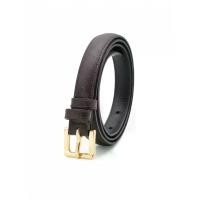 ราคา La Franche เข็มขัดผู้หญิงหนังวัวแท้ลาย Saffiano สีน้ำตาลแดง 39 In (MKP1843606)