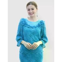 ราคา MIKIKO เสื้อเบลาส์ผู้หญิง ลูกไม้แฟนซี แขนยาว ฟ้า M (GRMKPPR000079909)