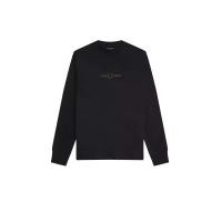 ราคา Fred Perry เสื้อพูลอเวอร์ผู้ชาย EMBROIDERED SWEATSHIRT สีดำ L (MKP2066253)