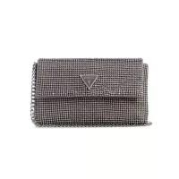 ราคา GUESS GUESS กระเป๋าผู้หญิง รุ่น ZALINA FLAP CLUTCH RY935070 - สีเงิน One Size (MKP1801254)