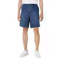 ราคา CALVIN KLEIN กางเกงยีนส์ขาสั้นผู้ชาย ทรง Relaxed สีฟ้า XS (MKP2059741)