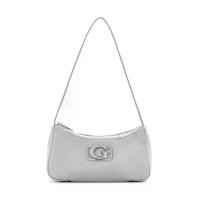 ราคา GUESS กระเป๋าผู้หญิง รุ่น EY967072 PRUE MINI TOP ZIP SHOULDER BAG - สีเงิน One Size (MKP2019235)