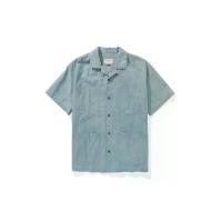 ราคา American Eagle เสื้อเชิ้ตผู้ชาย SS OVERSIZED CAMP COLLAR 4 PKT CHAMBRAY SHIRT สี ฟ้า L (MKP1861864)