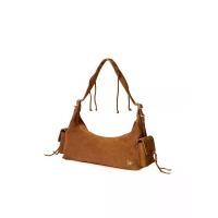 ราคา CHATO STUDIO กระเป๋าสะพายผู้หญิง Cargo Coco Suede ไซส์ M สีน้ำตาล M (CDS14048791)