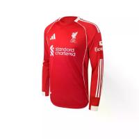 ราคา ADIDAS เสื้อแข่งผู้ชายแขนยาวทีมลิเวอร์พูล ชุดเหย้า เกรด Authentic ฤดูกาล 2025/26 สีแดง - AD001AP272ENTH M (MKP2076701)