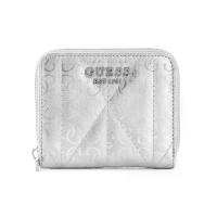 ราคา GUESS กระเป๋าผู้หญิง รุ่น GY9663137 ALDINA SLG SMALL ZIP AROUND - สีเงิน One Size (MKP2019088)