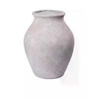 ราคา CENTRAL HOME ของตกแต่งบ้าน แจกันเซรามิค ทรงโอ่ง ขนาด 27.5x34.5 ซม. สีเทา (CDS17541343)