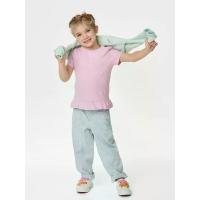 ราคา MARKS & SPENCER KIDS กางเกงยีนส์ขายาวเด็กเล็กผู้หญิง Cotton Embroidered Striped สีเดนิม 3-4 Years (CDS11984504)