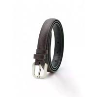 ราคา La Franche เข็มขัดผู้หญิงหนังวัวแท้ลาย Saffiano สีน้ำตาลแดง 37 in (MKP1843564)