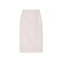 ราคา KLOSET (PF24)กระโปรงผ้านิต ทรงสอบผ้ายืด สำหรับผู้หญิง สีครีม L (GRMKPPR000136364)