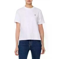 ราคา CALVIN KLEIN เสื้อยืดคอกลมแขนสั้นผู้หญิง สีขาว S (MKP1935078)