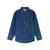 ราคา GIORDANO เสื้อแจ็คเก็ตยีนส์แขนยาว Comfort Soft Touch Denim Shirt สีน้ำเงิน Med Indigo 15.5 (MKP2091896)