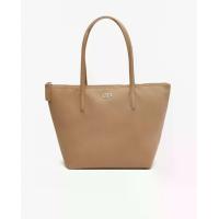 ราคา LACOSTE กระเป๋าโท้ทขนาดเล็กมีซิปลาคอสท์ รุ่น L.12.12 สีเบจ One Size (MKP2056404)