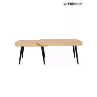 ราคา U-RO DECOR NEXT (เน็ก) โต๊ะกลางอเนกประสงค์/โต๊ะกาแฟ สีโอ๊ค (MKP2087805)