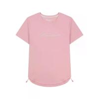ราคา GIORDANO เสื้อยืดผู้หญิง Comfort Jersey Printed Tee (G-Motion) สีชมพู Bridal Rose XL (GRMKPPR000136555)