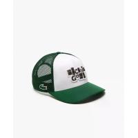 ราคา LACOSTE หมวกแก๊ปลาคอสท์ Golf ผ้าทาฟเฟตาร์เเละผ้าตาข่าย สีเขียว One Size (MKP2056518)