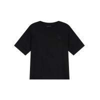 ราคา GIORDANO เสื้อยืดแขนสั้นผู้หญิง Liquid Touch Embroidered Short Sleeve Tee สีดำ XL (MKP2091296)
