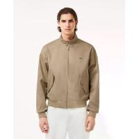 ราคา LACOSTE เสื้อเเจ็คเก็ตแฮร์ริงตันลาคอสท์ ผ้าคอตตอนทวิล ป้องกันละอองน้ำ สีเบจ 44 EU (MKP2089737)