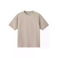 ราคา GIORDANO เสื้อยืดแขนสั้นผู้ชาย Sorona Jacquard Short Sleeve Oversize Tee สีกากี Pure Cashmere M (MKP2091127)