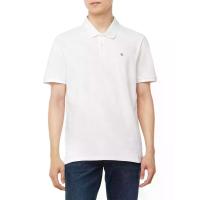 ราคา CALVIN KLEIN เสื้อโปโลแขนสั้นผู้ชาย ทรง Regular สีขาว L (MKP1994614)