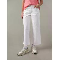 ราคา American Eagle กางเกงยีนส์ผู้หญิง SHR BAGGY WIDE LEG CROP สี ขาว 4 SHORT (MKP1672076)