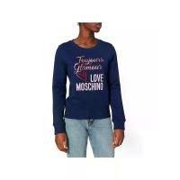 ราคา MOSCHINO Love Moschino Toujours Glamour เสื้อสเวตเตอร์สีกรมท่า 42 EU (GRMKPPR000189831)