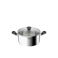 ราคา Tefal หม้อสองหูสเตนเลส Starter 24 ซม. รุ่น E3254695​ พร้อมฝาแก้ว สีเงิน (CDS10875056)