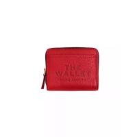ราคา MARC JACOBS กระเป๋าสตางค์ LEATHER MINI COMPACT WALLET สี TRUE RED One Size (MKP1666071)
