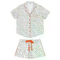 ราคา SABINA เซ็ตชุดนอน เสื้อแขนสั้น กางเกงขาสั้น - สีครีม S-M (MKP2059275)