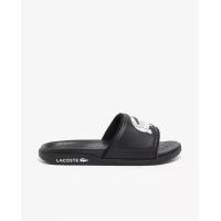 ราคา LACOSTE รองเท้าเเตะผู้ชายลาคอสท์ รุ่น Serve Slides Dual สีดำ 9 UK (MKP2056102)
