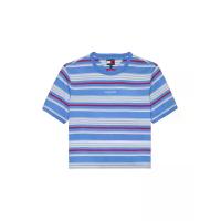 ราคา Tommy Jeans เสื้อยืดผู้หญิง สีน้ำเงิน ทรง Regular XS (GRMKPPR000185567)