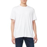ราคา CALVIN KLEIN เสื้อยืดคอกลมแขนสั้นผู้ชาย Supima Cotton สีขาว S (MKP1991211)