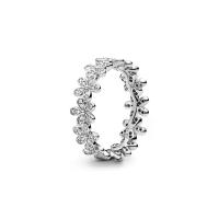 ราคา PANDORA แหวน Pandora Dazzling Daisy Chain Silver Ring Band w Bead Set CZ 48 (GRMKPPR000096591)